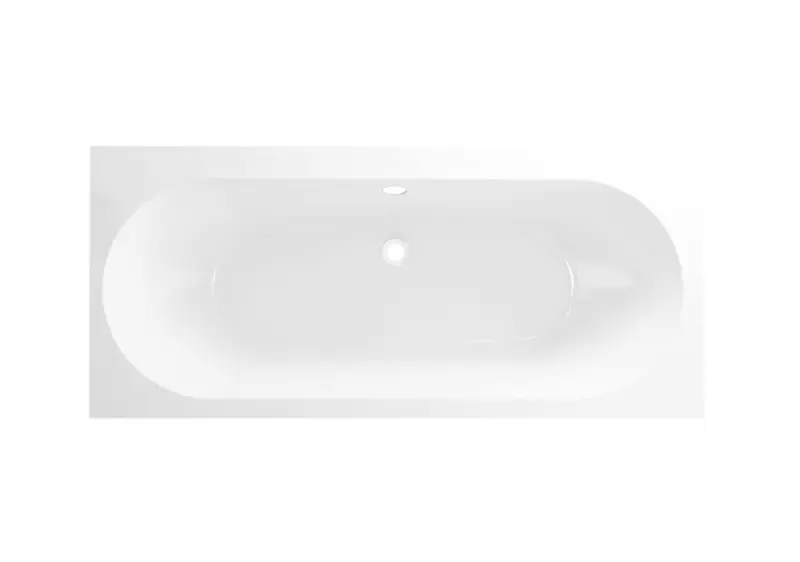 Koop Online Wiesbaden Portus RD inbouw duo ligbad 190x90x49 cm acryl glans wit