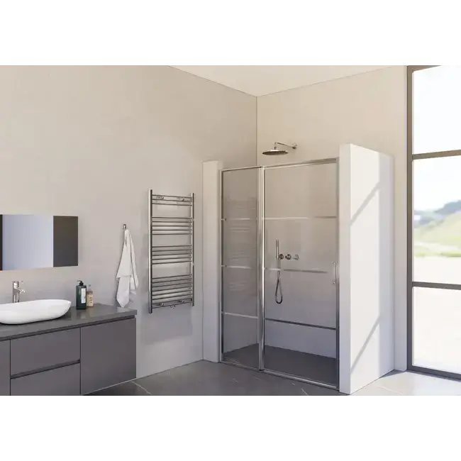 Beste Prijs Moderne Handdoekradiator 120x40cm Chroom – Stijlvol & Efficiënt