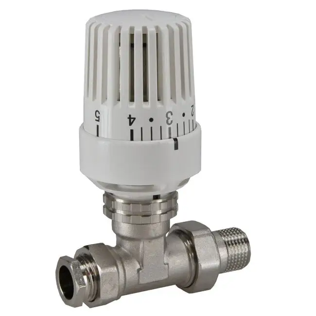 Fabrieksprijs thermostatische radiatorventiel 1/2”x15mm recht