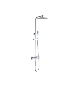 Twenty eco thermostatische regendoucheset opbouw vierkant Favoriet