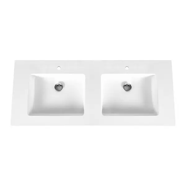 Flitsaanbieding Solid surface dubbele wastafel