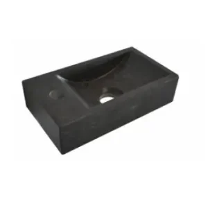 Bestel Nu Raw fontein links 36x18x9 cm hardsteen gezoet