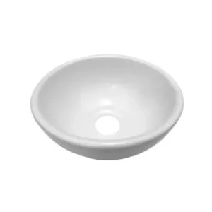 Finale Uitverkoop Consilio waskom rond 20 x 9 cm keramiek glans wit