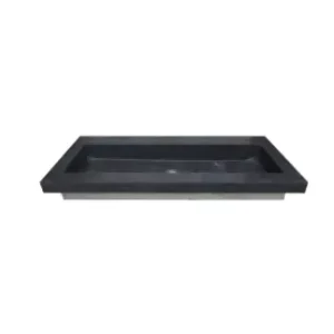Beste Prijs Wiesbaden Raw wastafel enkel zonder kraangat 120x46x5 cm hardsteen gezoet