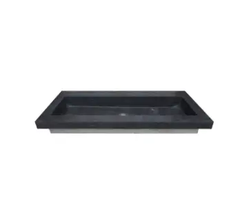 Beste Prijs Wiesbaden Raw wastafel enkel zonder kraangat 120x46x5 cm hardsteen gezoet