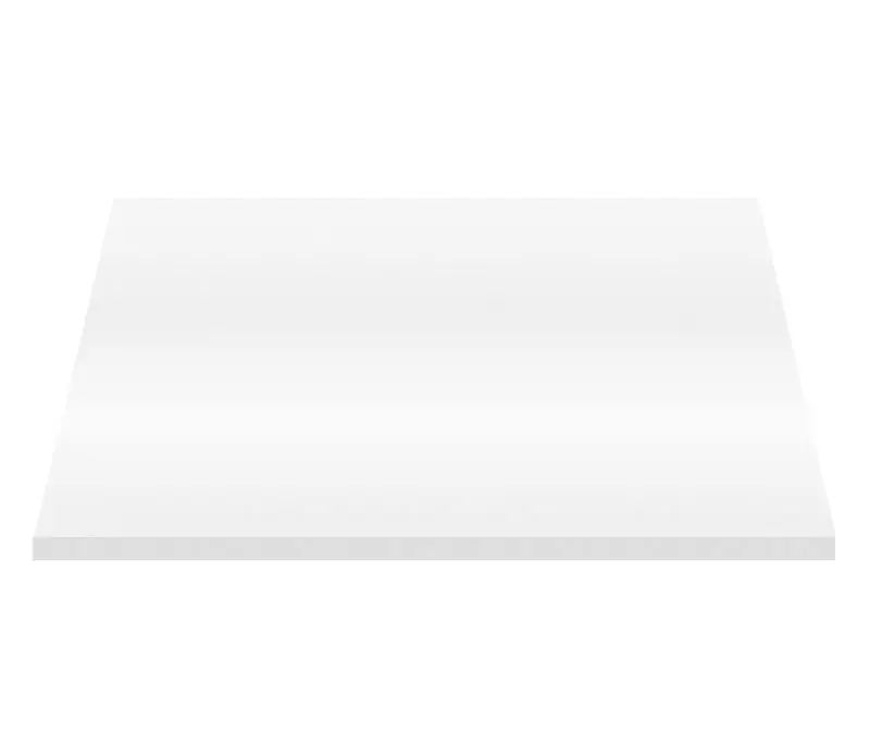 wastafeltablet mdf (56.4×45.5×2.6 cm) – glanzend wit Dagaanbieding