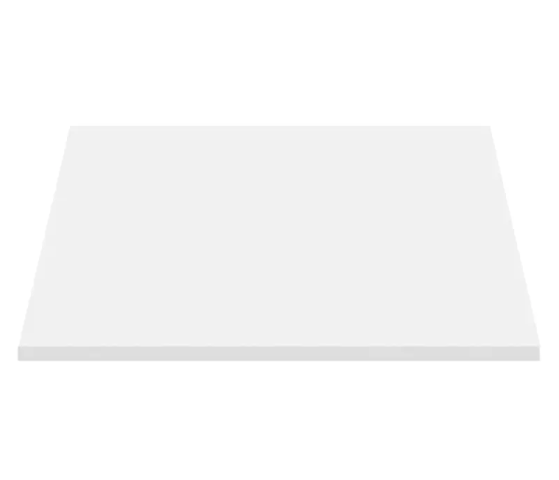 wastafeltablet mdf (56.4×45.5×2.6 cm) – mat wit Actieprijs