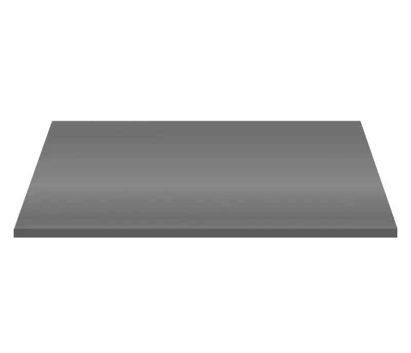 Rechtstreeks Van De Fabrikant wastafeltablet mdf (96.4×45.5×2.6 cm) – glanzend grijs