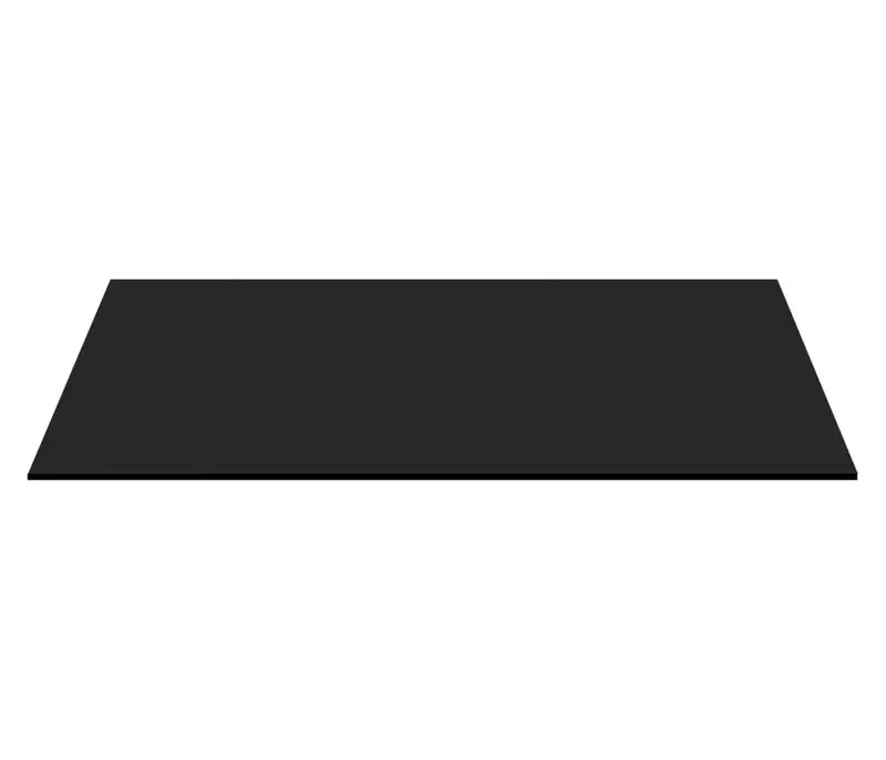 wastafeltablet mdf (118.4×45.5×2.6 cm) – mat zwart Merkproduct