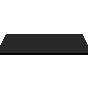 wastafeltablet mdf (152.4×45.5×2.6 cm) – mat zwart Speciale Aanbieding