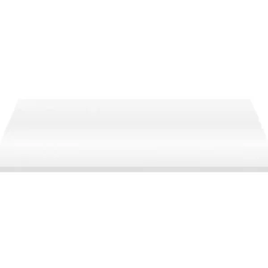 Rechtstreeks Van De Fabrikant wastafeltablet mdf (152.4×45.5×2.6 cm) – glanzend wit