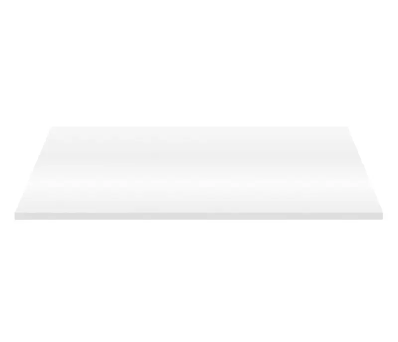 Rechtstreeks Van De Fabrikant wastafeltablet mdf (152.4×45.5×2.6 cm) – glanzend wit