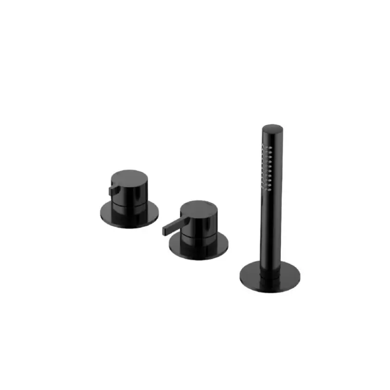 Hotbath Badrandcombinatie eenhendel mengkraan met 2-weg omstel met handdouche PBP AC075PBP Hete Deal