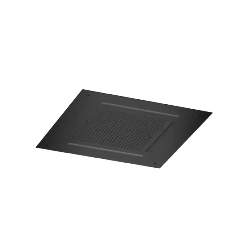 Rechtstreeks Van De Fabrikant Inbouw hoofddouche met waterval en Led verlichting, 50×50 cm PBP PVD
