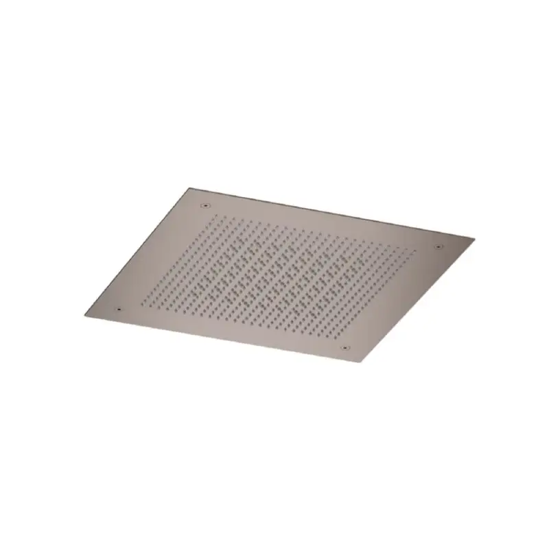 Fabrieksprijs Inbouw hoofddouche Velvet & Rainshower 38×38 cm BCP PVD