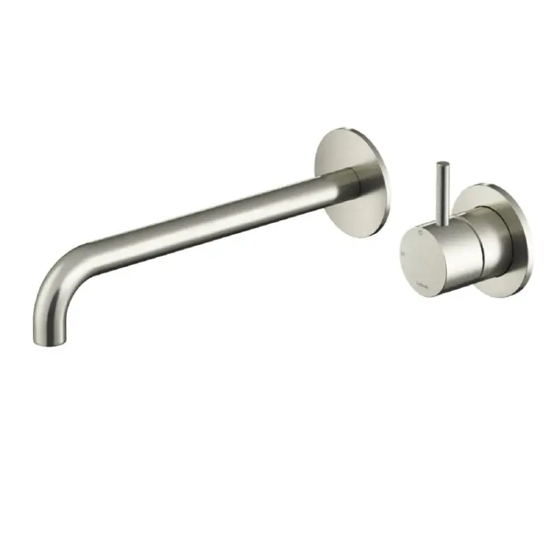 Snelle Levering Afbouwdeel – Inbouw wastafelmengkraan met 3 + 3 inbouwsysteem en 25 cm uitloop IX AR005EXT25IX