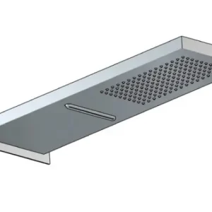 Opbouw hoofddouche wandmodel met cascade IX Bestseller