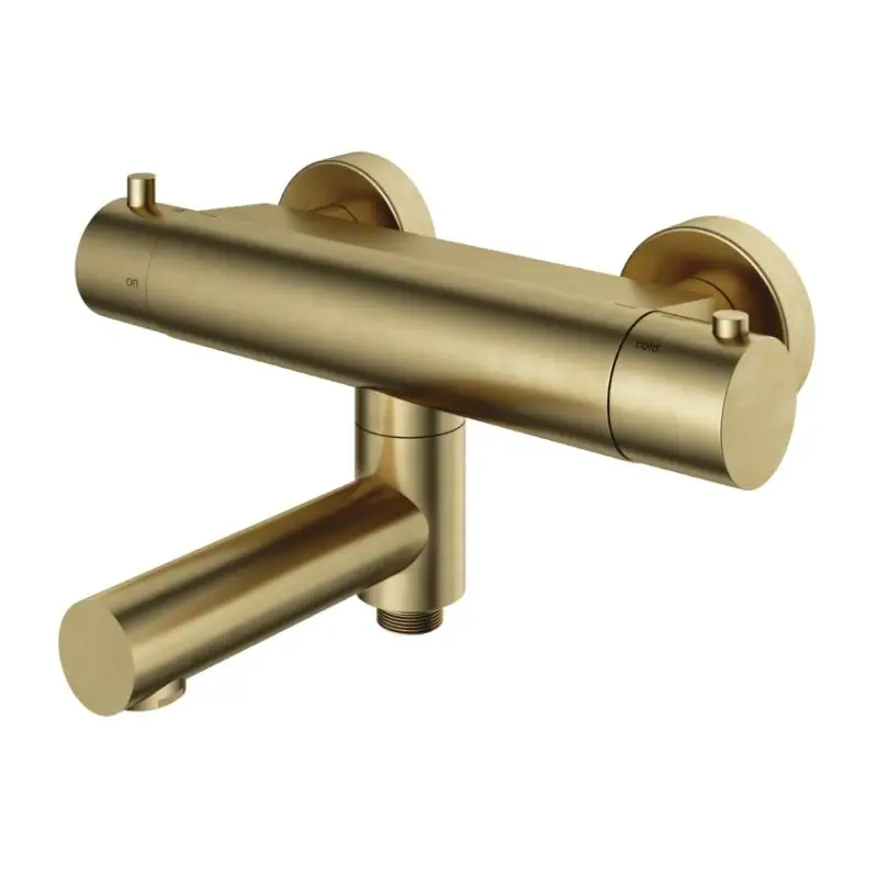 Hotbath Thermostatische Badmengkraan met uitloop BB – Living Colours vormen een Poetsbaar patina B020BB Must-Have