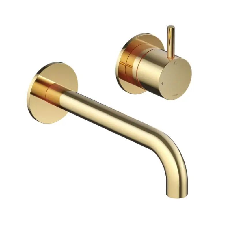 Afbouwdeel – Inbouw wastafelmengkraan met 3 + 3 inbouwsysteem en 18 cm uitloop NB– Living Colours vormen een Poetsbaar patina CB005EXT18NB Betaalbaar