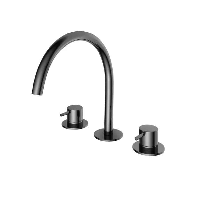 Wastafelmengkraan 3 gats BK CB033BK Premium