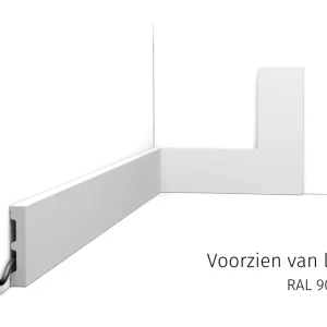 Dagaanbieding Orac vloerplint SX157 RAL9003