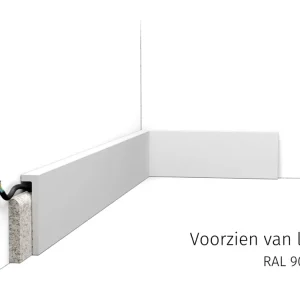 Orac vloerplint SX171 RAL9003 Hoge Kwaliteit