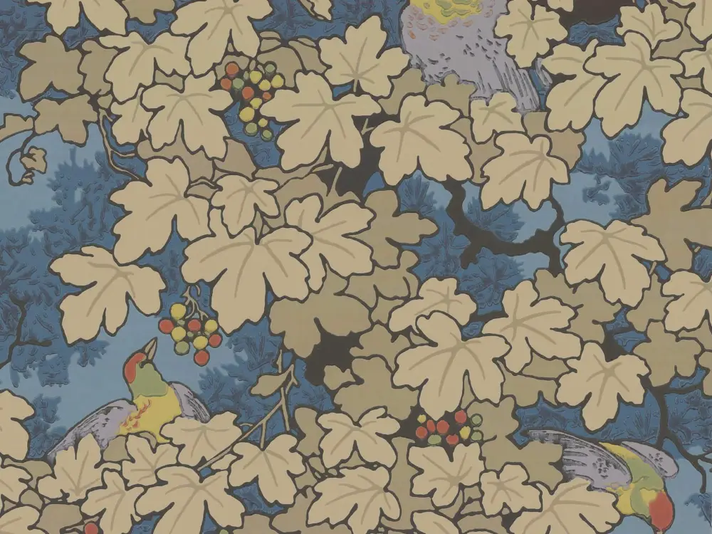 Little Greene Vine - Bleu Premium