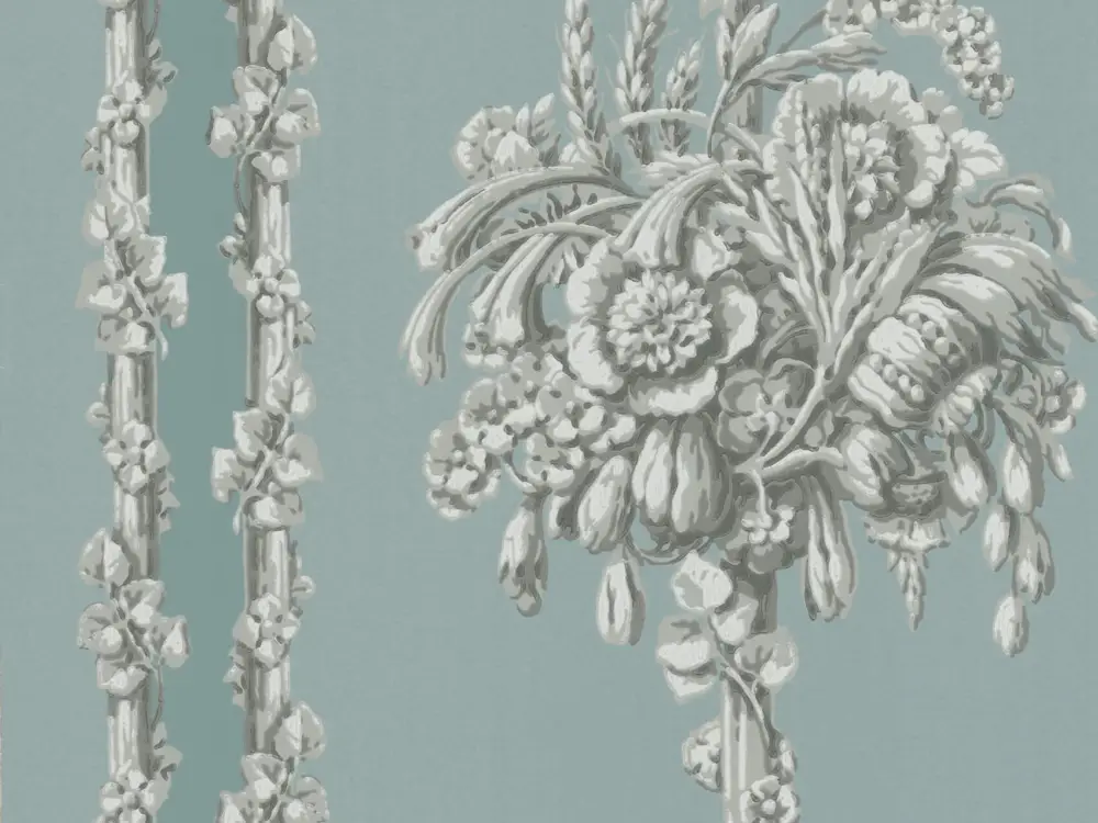 Little Greene Chelsea Bridge - Archive Blue Rechtstreeks Van De Fabrikant
