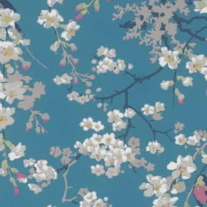 Must-Have Little Greene Massingberd Blossom - Deep Blue