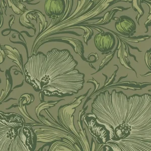 Hete Deal Little Greene Poppy Trail - Sage Green
