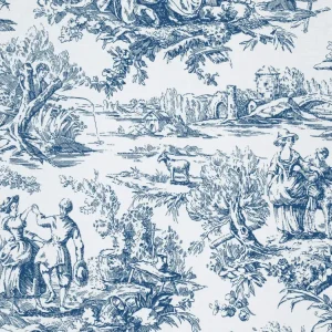 Little Greene Lovers' Toile - Mazarine Betrouwbaar