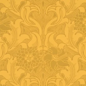 Little Greene Dahlia Scroll - Giallo Voordeelprijs