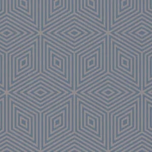 Lage Kosten Paint & Paper Library Marquetry Tile - Blue Blood