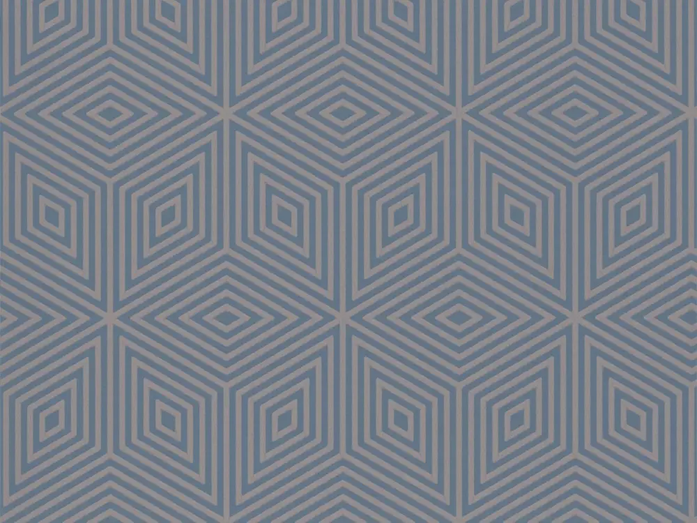 Lage Kosten Paint & Paper Library Marquetry Tile - Blue Blood