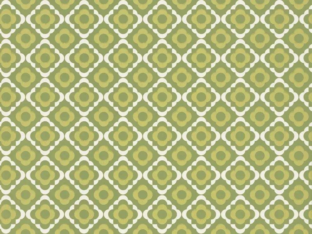 Paint & Paper Library Quatrefoil - Chelsea Green II Finale Uitverkoop