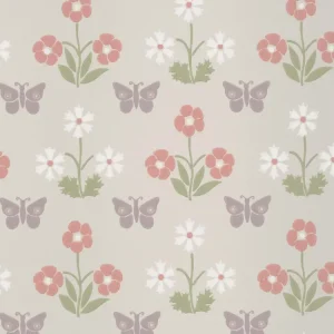 Betrouwbaar Little Greene Burges Butterfly - French Grey