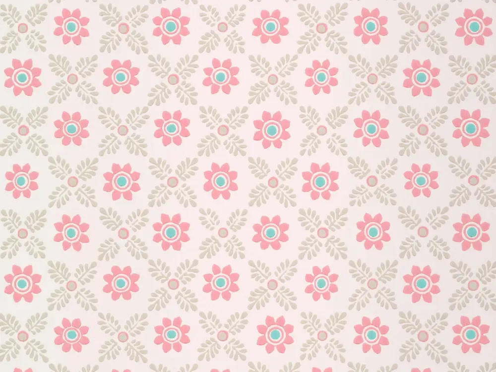 Superprijs Little Greene Ditsy Block - Carmine