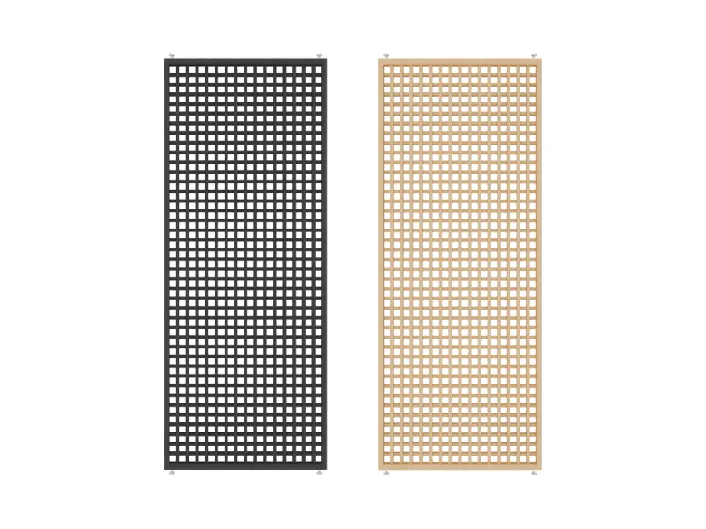 Speciale Aanbieding Roomdivider Shinjuku - Blanke lak - 255 cm (OP = OP)