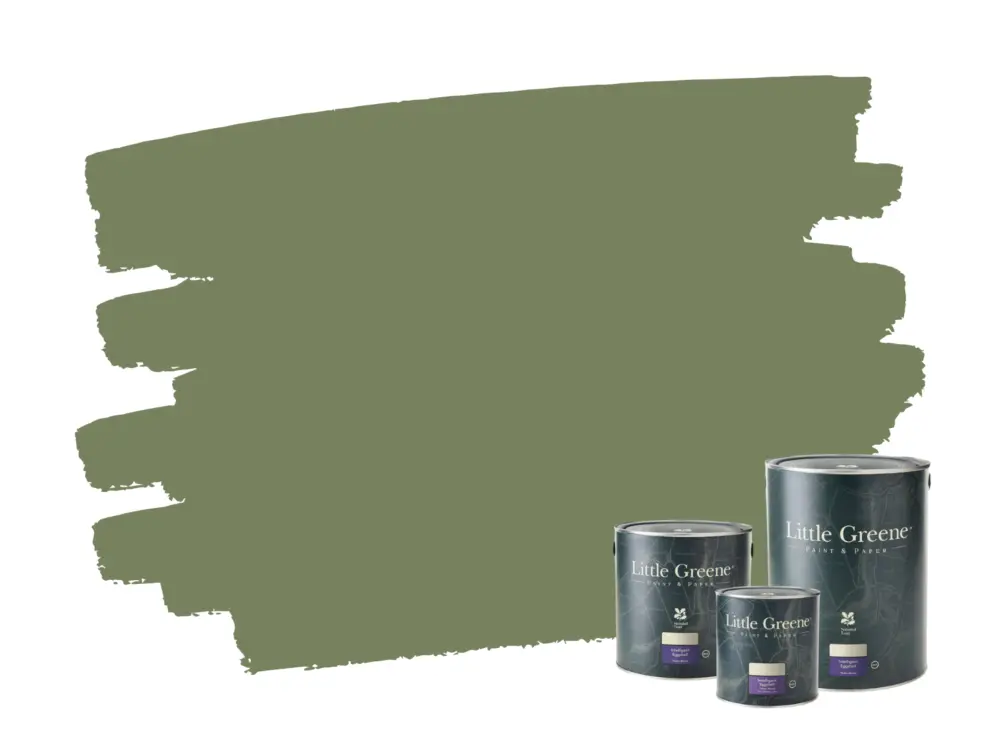 Little Greene Intelligent Eggshell - Sage Green 80 Op = Op