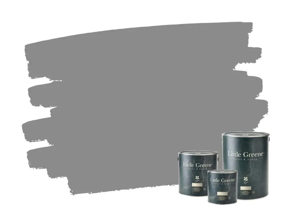 Koopje Little Greene Absolute Matt Emulsion - Mid Lead Colour 114