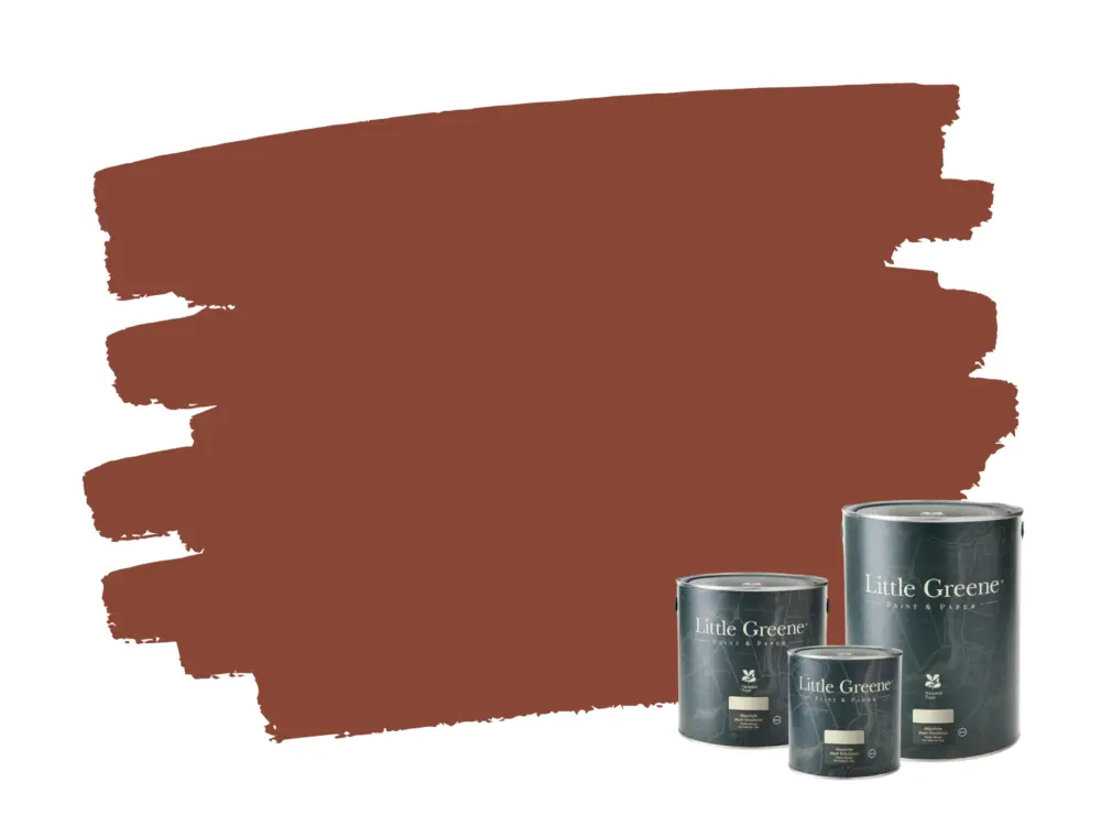 Direct Beschikbaar Little Greene Absolute Matt Emulsion - Tuscan Red 140