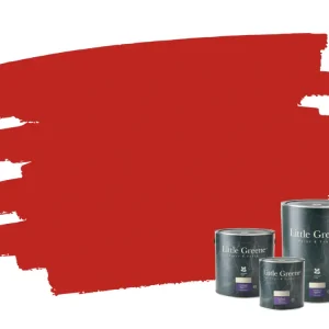 Laatste Kans Little Greene Intelligent Eggshell - Atomic Red 190