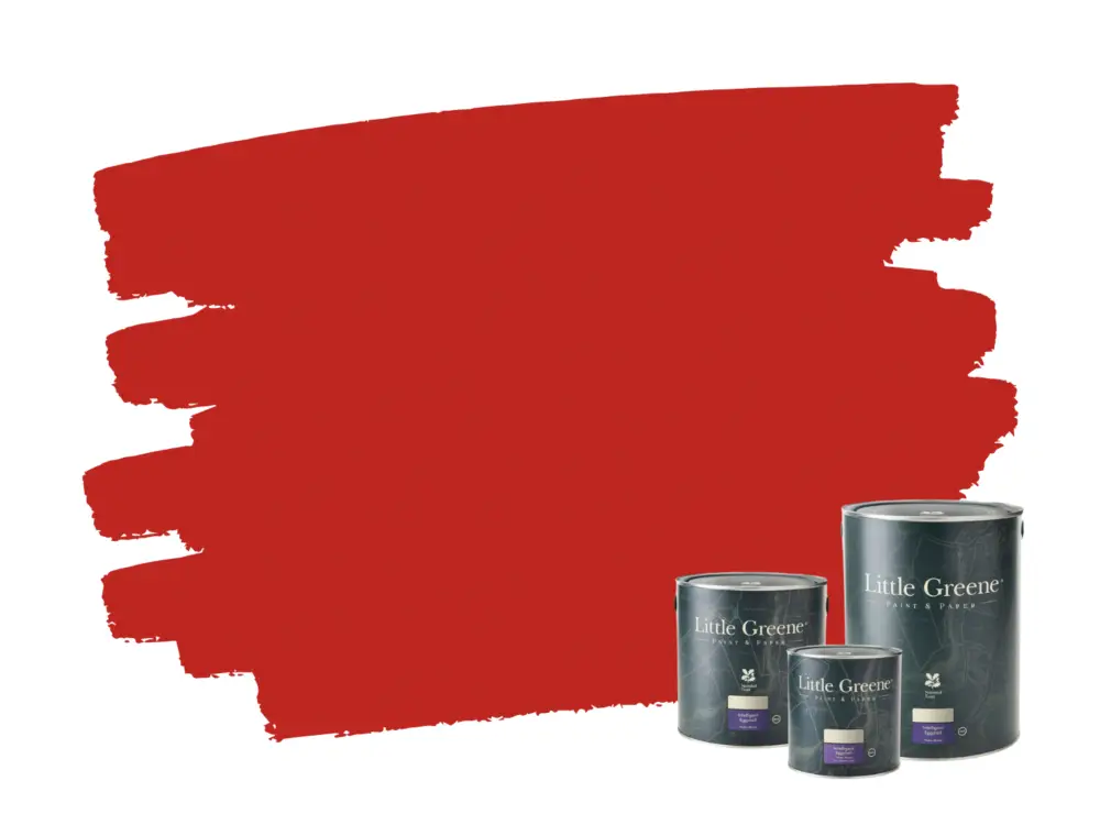 Laatste Kans Little Greene Intelligent Eggshell - Atomic Red 190