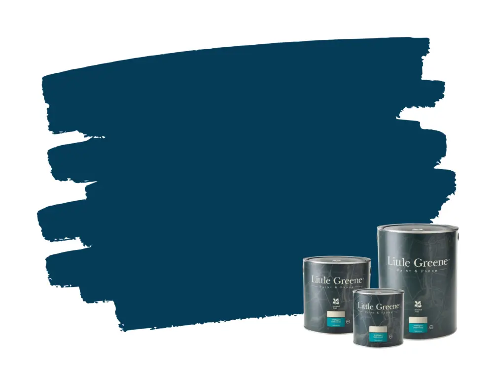 Little Greene Intelligent Satin - Deep Space Blue 207 Goedkoop