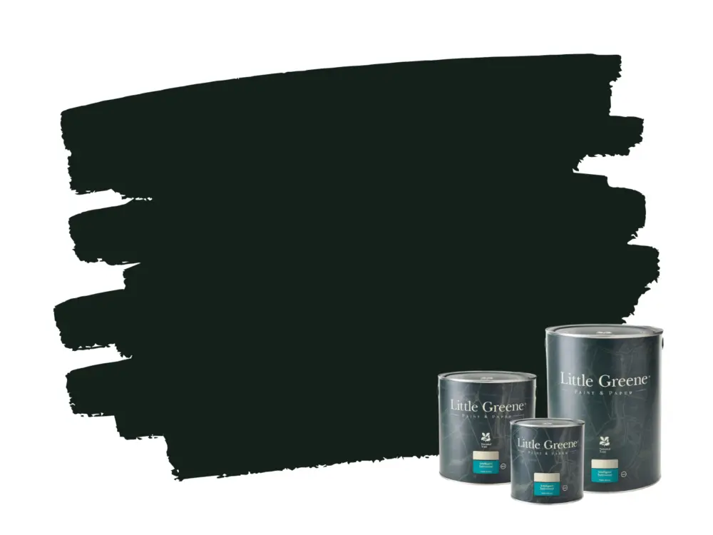 Must-Have Little Greene Intelligent Satin - Obsidian Green 216