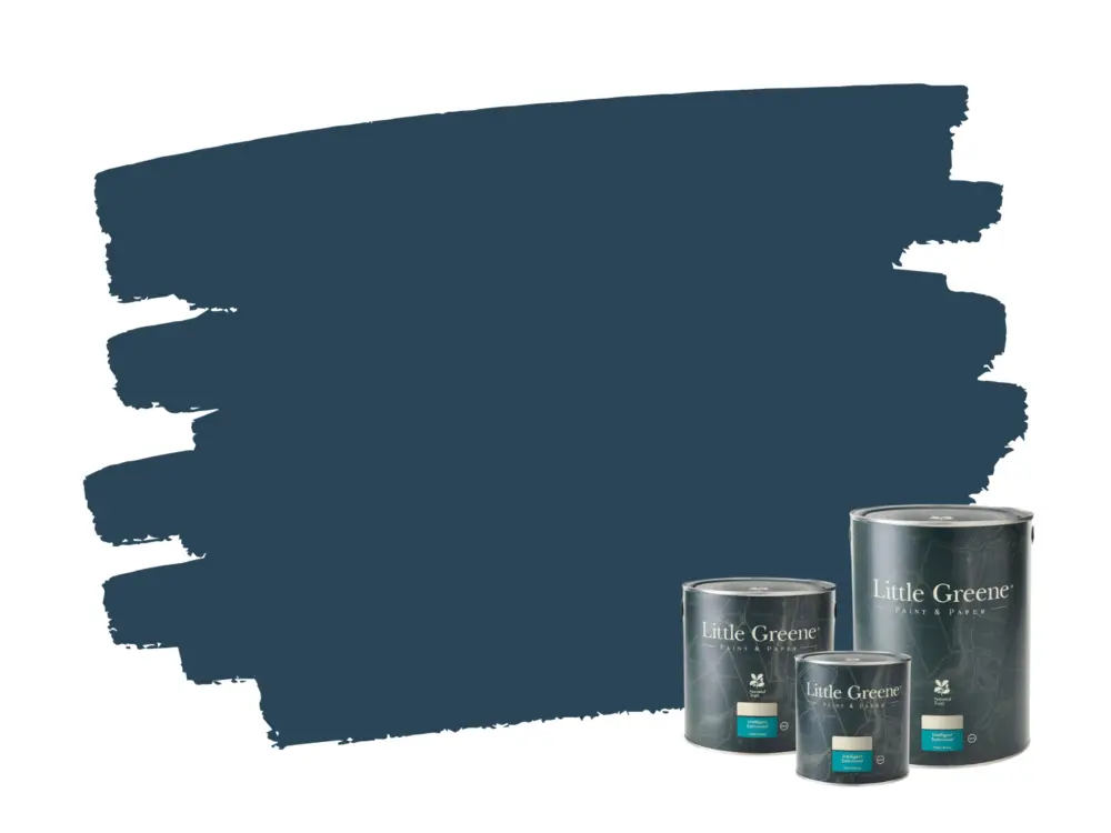 Little Greene Intelligent Satin - Royal Navy 257 Flitsaanbieding