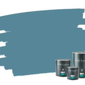 Tijdelijk Beschikbaar Little Greene Intelligent Satin - Air Force Blue 260