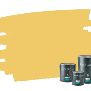 Little Greene Intelligent Satin - Giallo 337 Hoge Kwaliteit