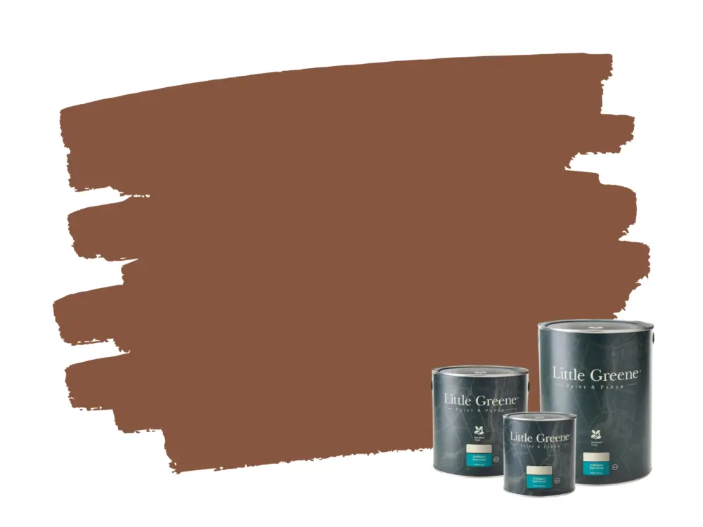 Fabrieksprijs Little Greene Intelligent Satin - Muscovado 343