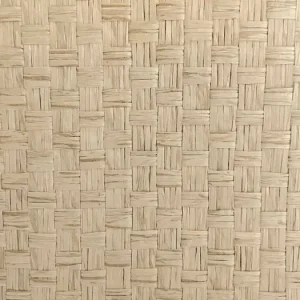 Catchii weave behang Ruitpatroon Zand - W006 Direct Verzonden